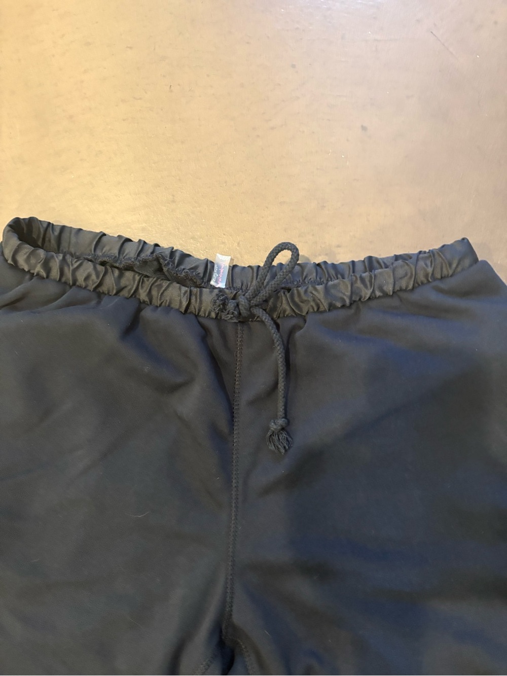 FP Movement by Free People Black Drawstring Track Pants, cropped , like new